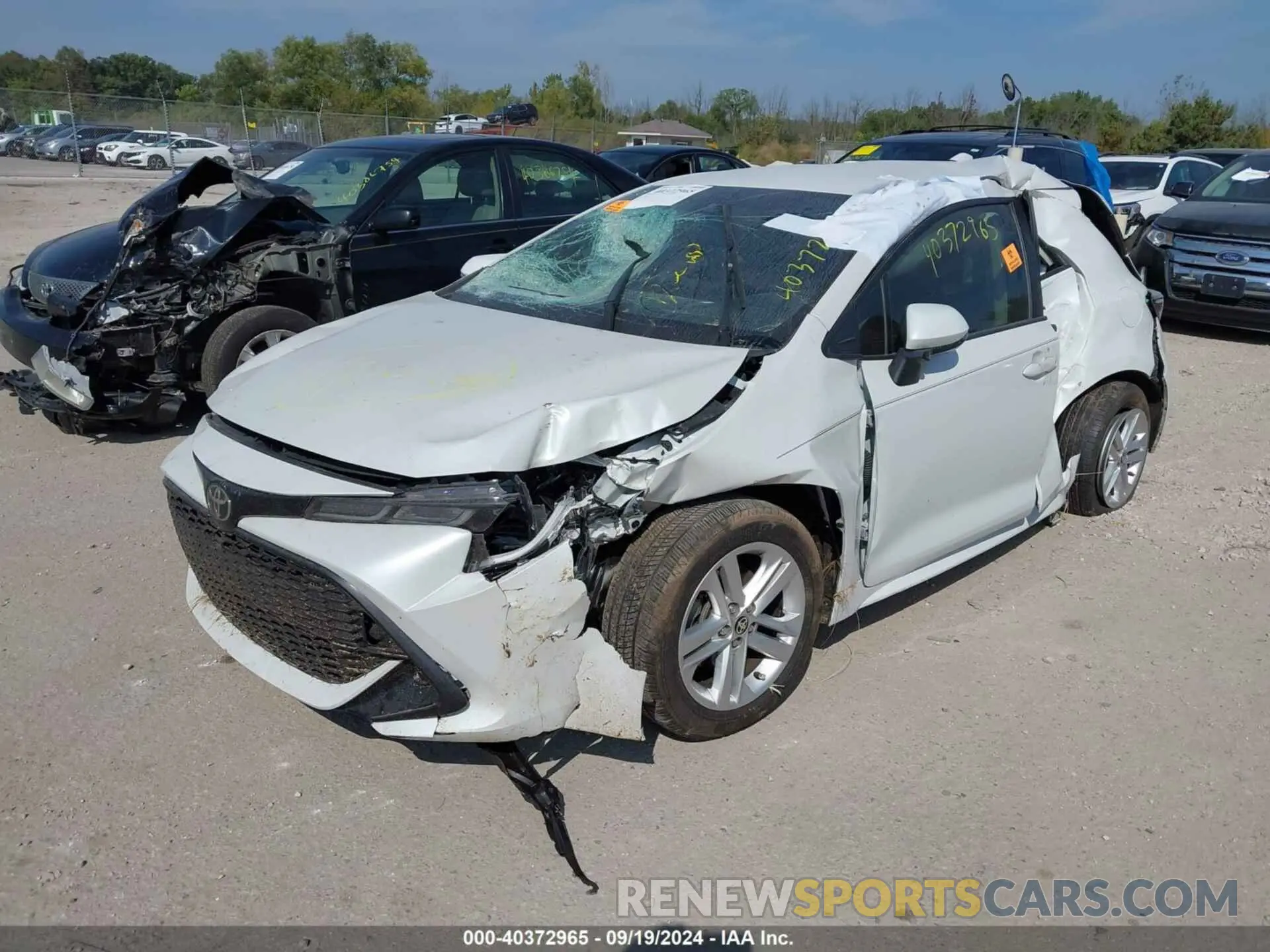 2 Photograph of a damaged car JTND4MBE8M3128346 TOYOTA COROLLA 2021