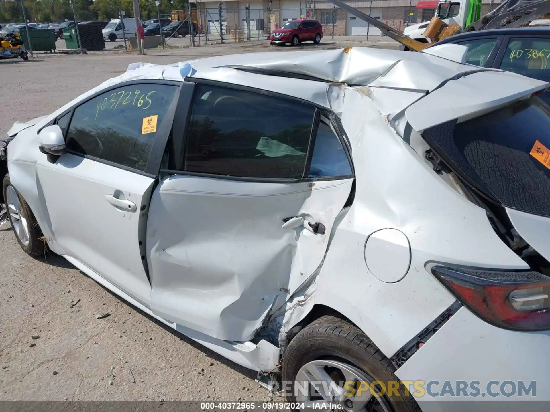 6 Photograph of a damaged car JTND4MBE8M3128346 TOYOTA COROLLA 2021