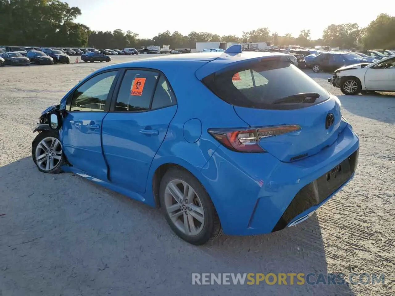2 Photograph of a damaged car JTND4MBE9M3113595 TOYOTA COROLLA 2021