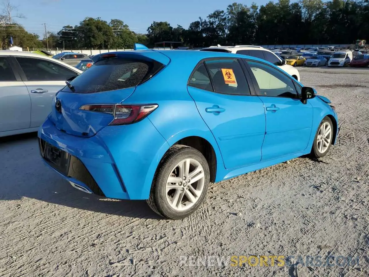 3 Photograph of a damaged car JTND4MBE9M3113595 TOYOTA COROLLA 2021