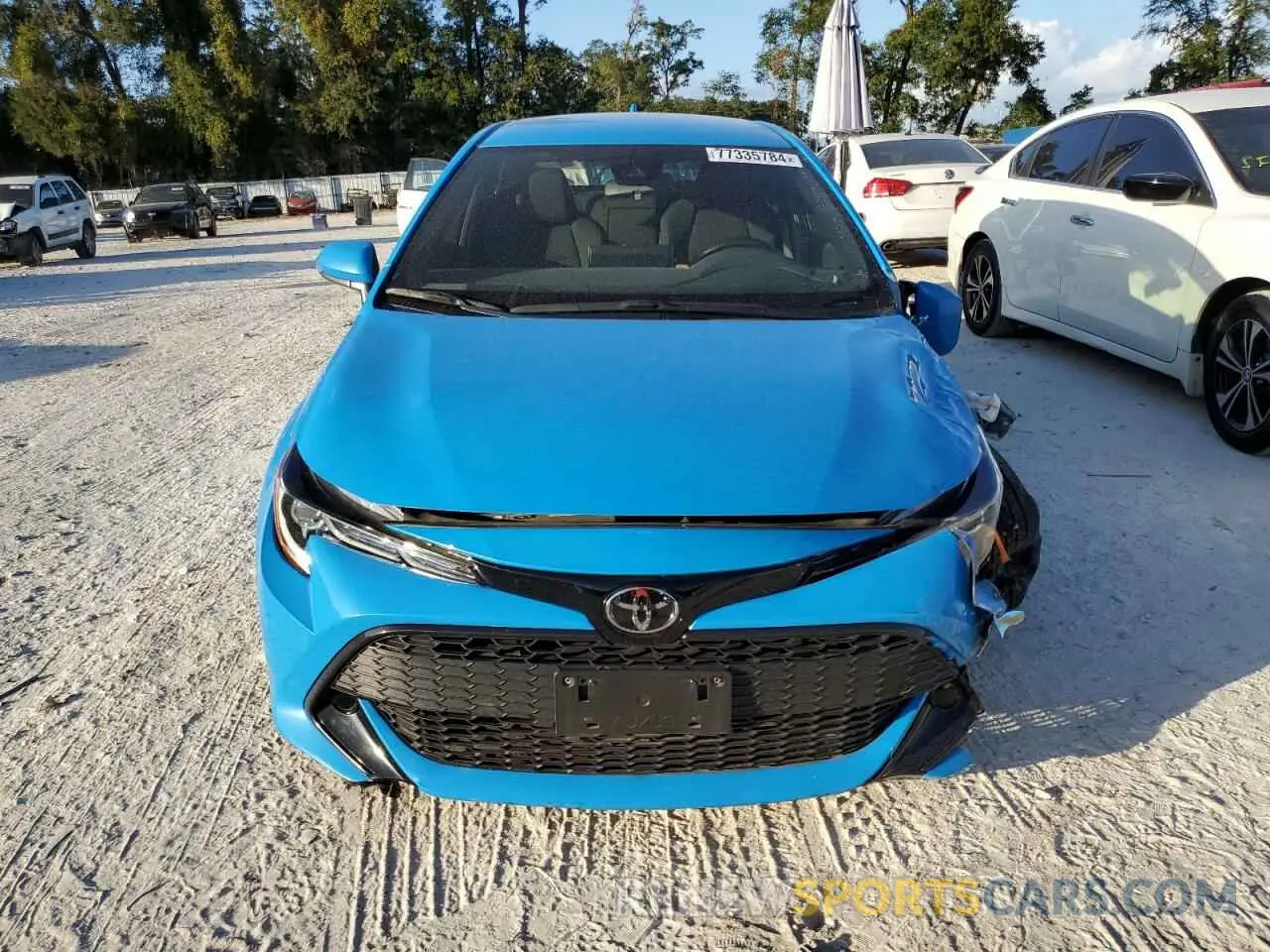 5 Photograph of a damaged car JTND4MBE9M3113595 TOYOTA COROLLA 2021