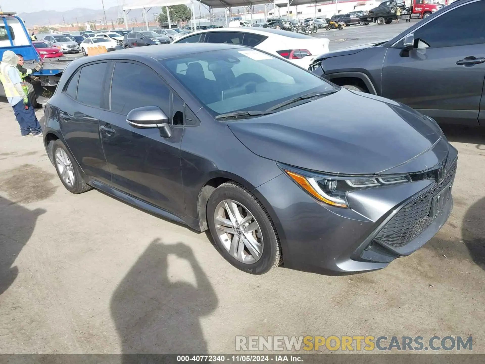 1 Photograph of a damaged car JTND4MBE9M3115444 TOYOTA COROLLA 2021