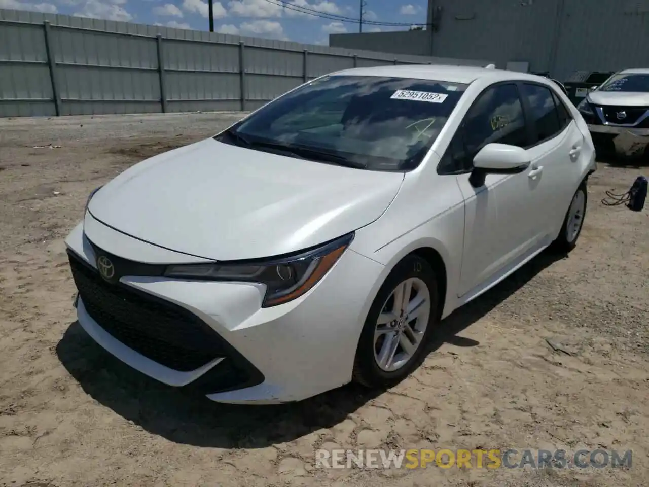 2 Photograph of a damaged car JTND4MBE9M3124659 TOYOTA COROLLA 2021