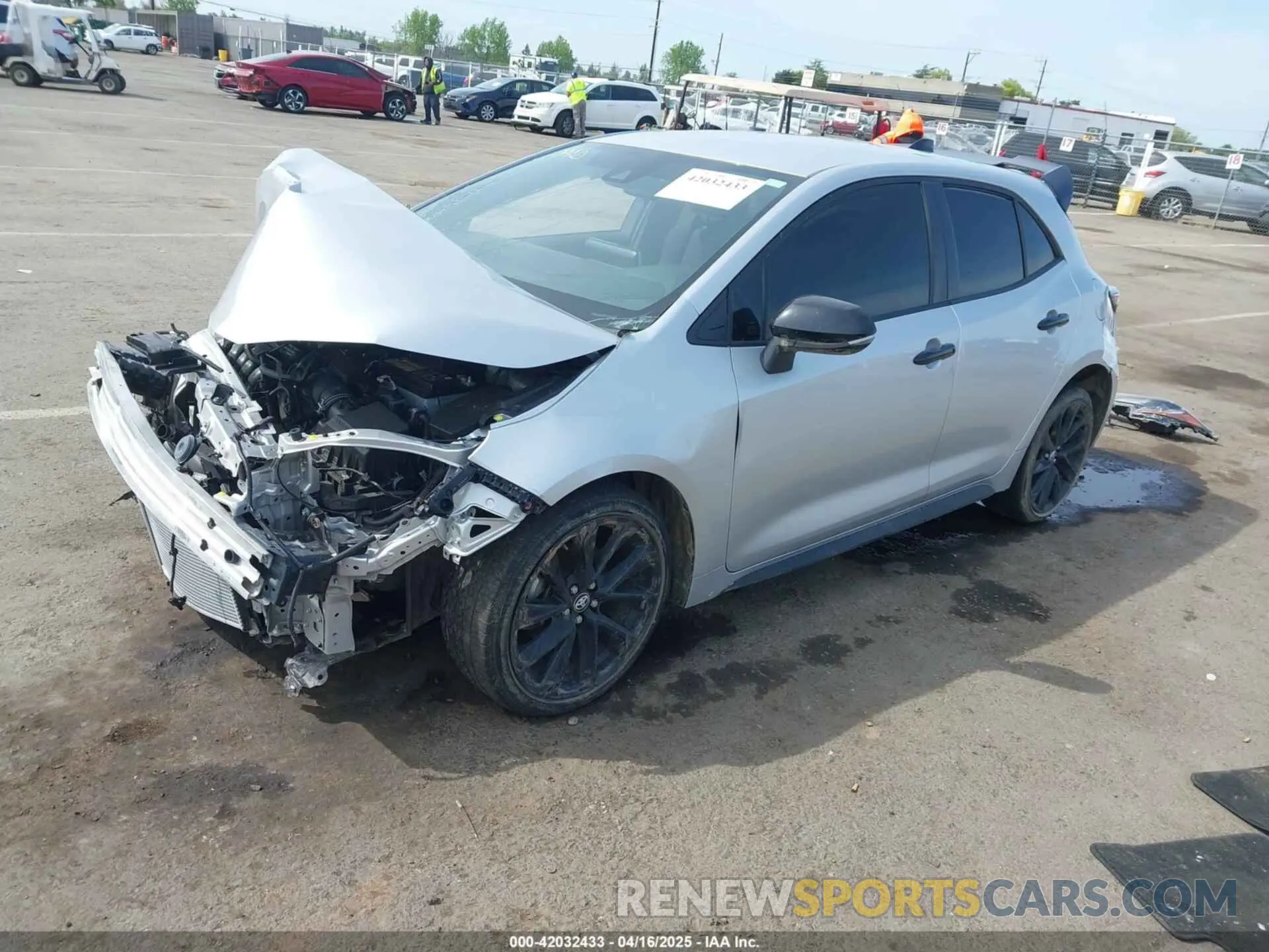2 Photograph of a damaged car JTND4MBE9M3126220 TOYOTA COROLLA 2021