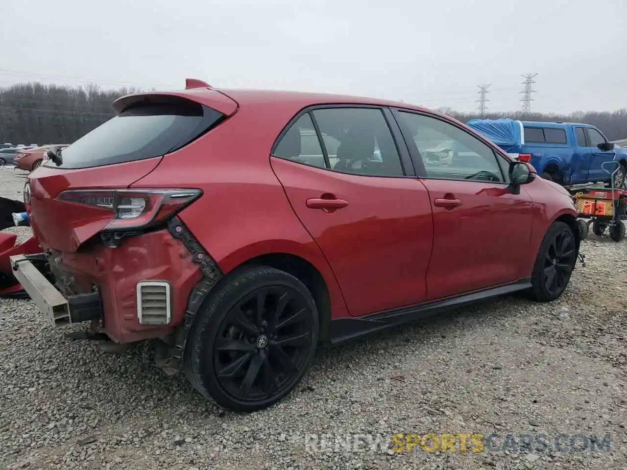 3 Photograph of a damaged car JTND4MBEXM3105604 TOYOTA COROLLA 2021