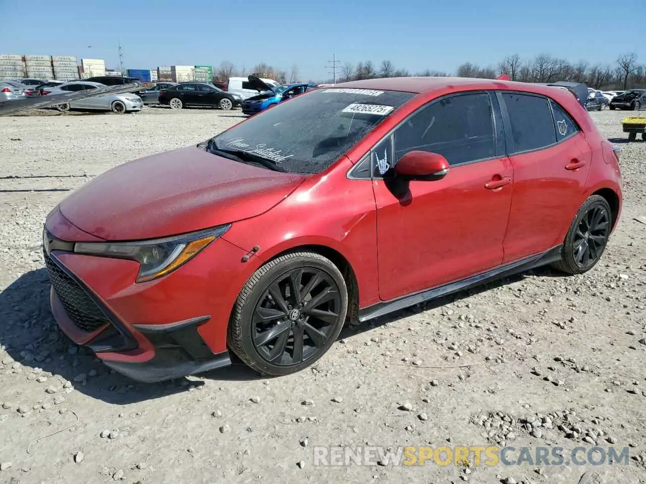 1 Photograph of a damaged car JTND4MBEXM3107594 TOYOTA COROLLA 2021