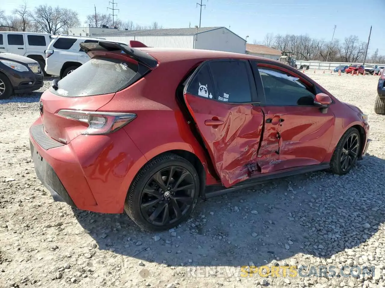3 Photograph of a damaged car JTND4MBEXM3107594 TOYOTA COROLLA 2021