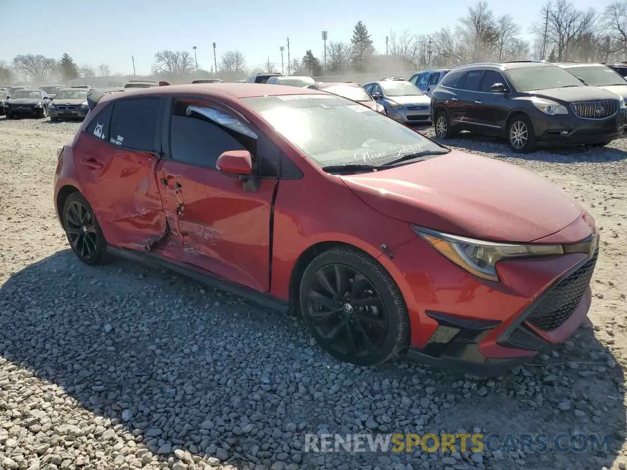 4 Photograph of a damaged car JTND4MBEXM3107594 TOYOTA COROLLA 2021