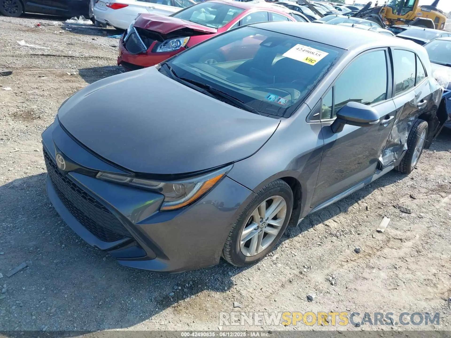 2 Photograph of a damaged car JTND4MBEXM3139722 TOYOTA COROLLA 2021