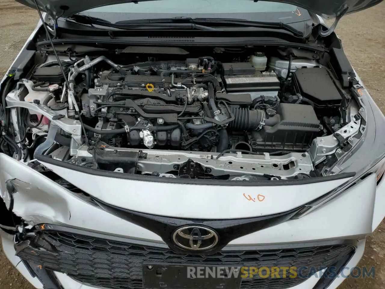 11 Photograph of a damaged car JTNK4MBE2M3143500 TOYOTA COROLLA 2021