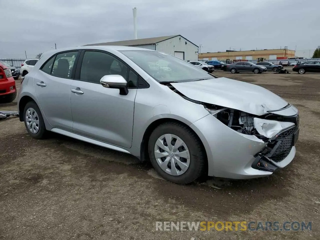 4 Photograph of a damaged car JTNK4MBE2M3143500 TOYOTA COROLLA 2021