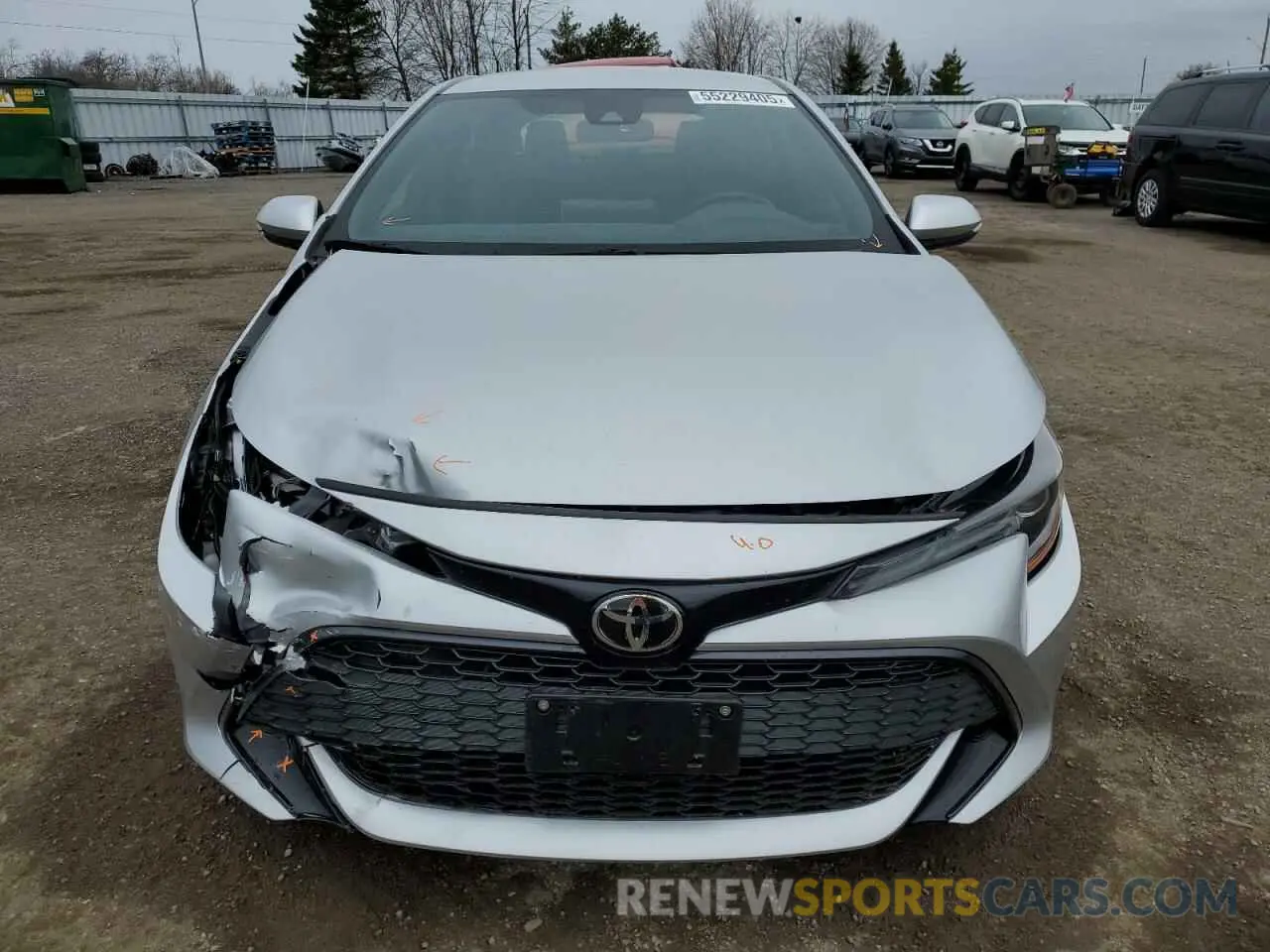 5 Photograph of a damaged car JTNK4MBE2M3143500 TOYOTA COROLLA 2021