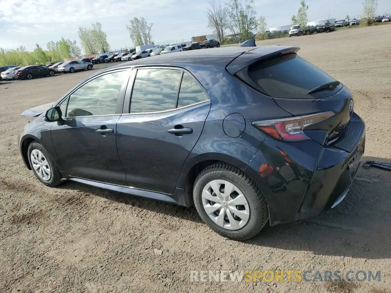 2 Photograph of a damaged car JTNK4MBE9M3135054 TOYOTA COROLLA 2021