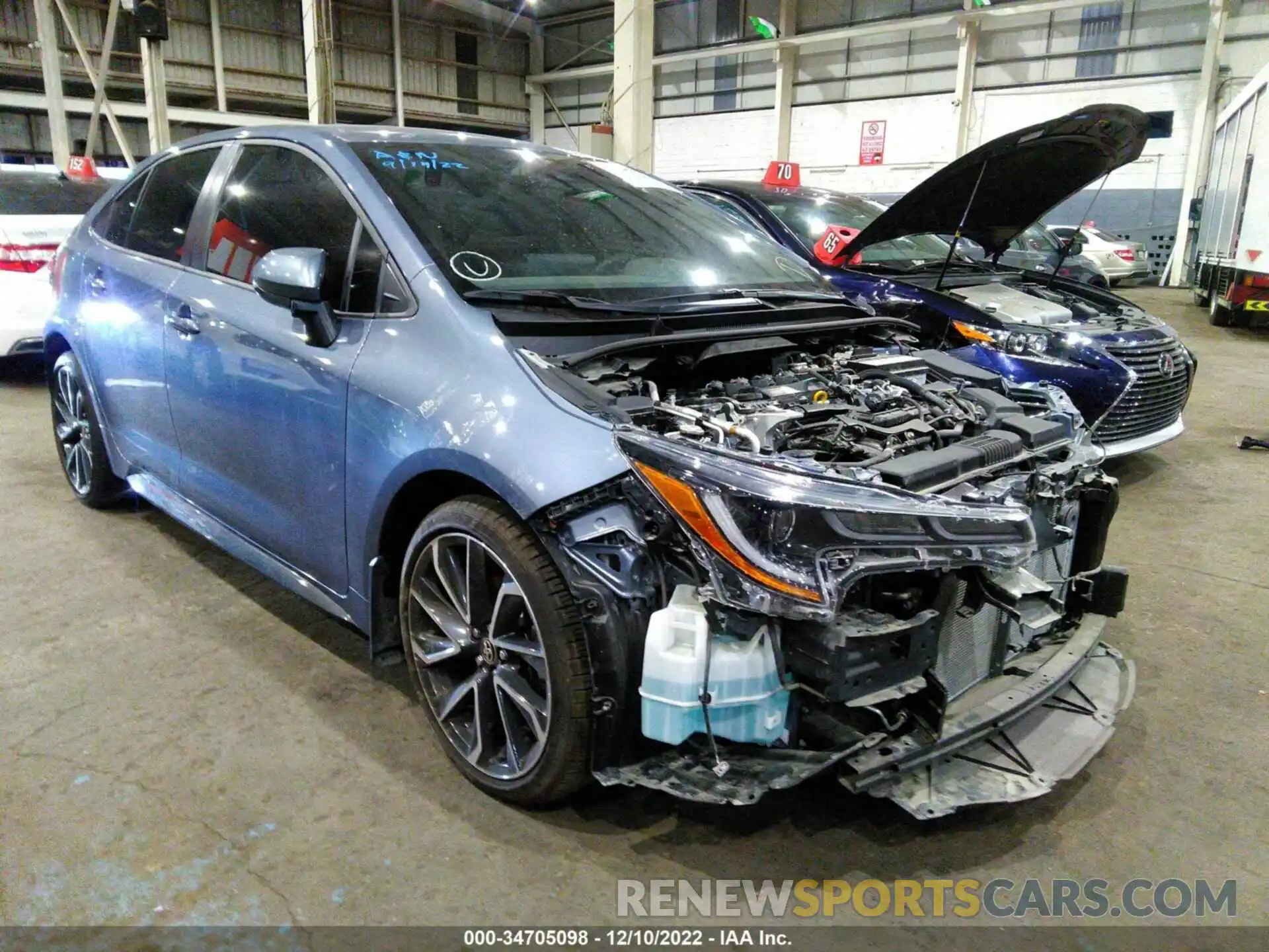 1 Photograph of a damaged car 00DS4MCE7N3505521 TOYOTA COROLLA 2022