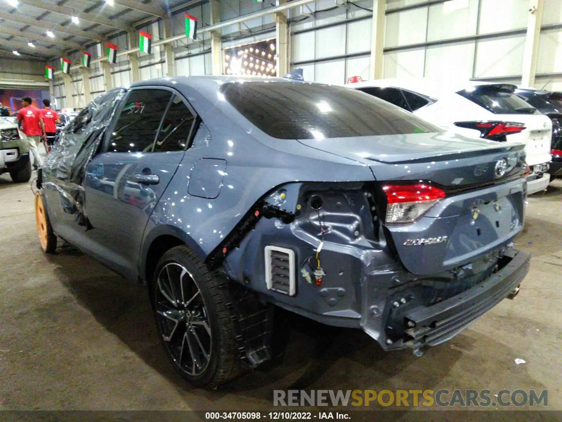 3 Photograph of a damaged car 00DS4MCE7N3505521 TOYOTA COROLLA 2022