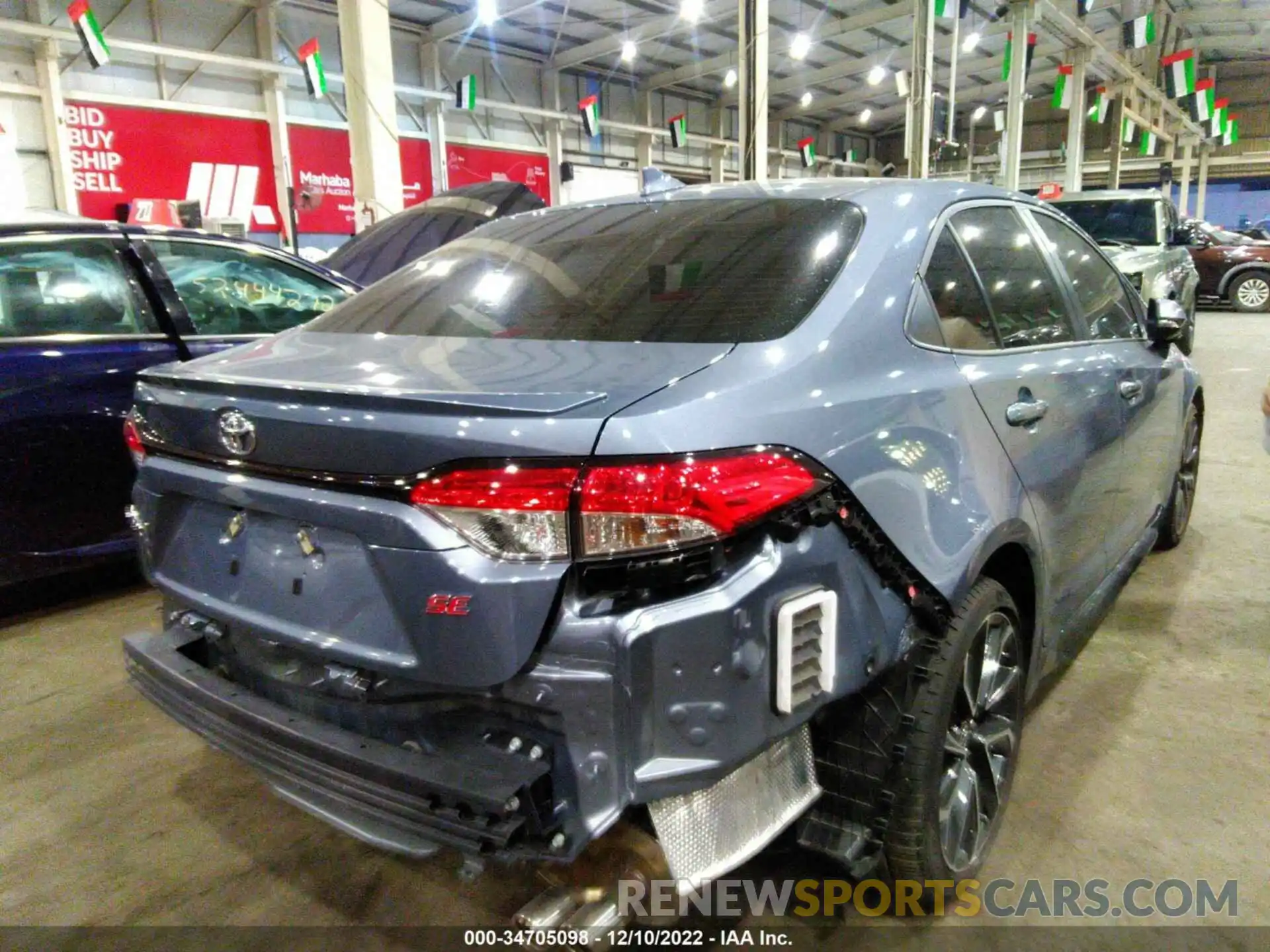 4 Photograph of a damaged car 00DS4MCE7N3505521 TOYOTA COROLLA 2022