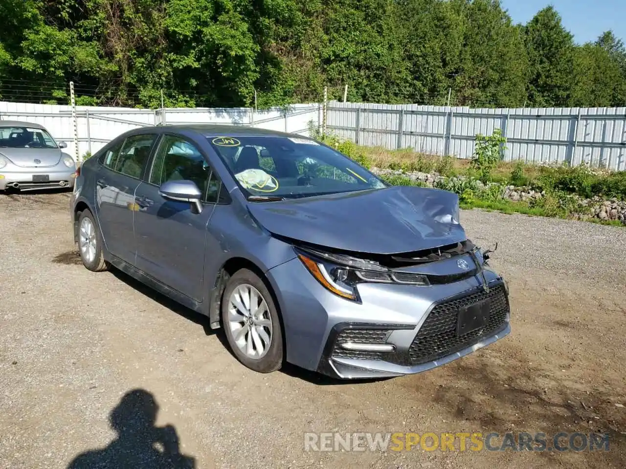 1 Photograph of a damaged car 5YFB4MBE0NP107074 TOYOTA COROLLA 2022