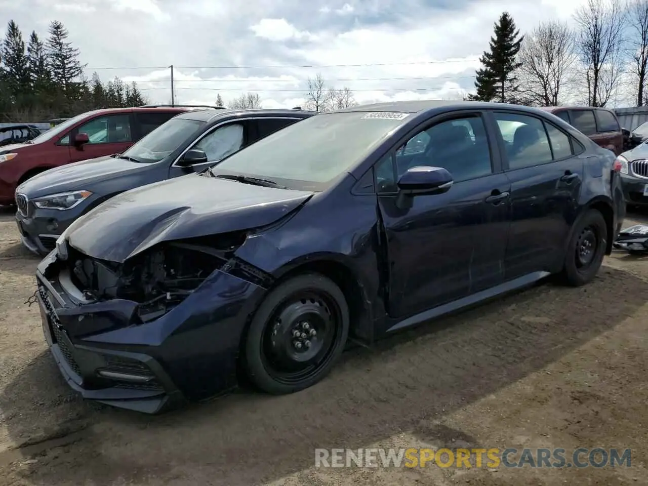 1 Photograph of a damaged car 5YFB4MBE3NP119414 TOYOTA COROLLA 2022