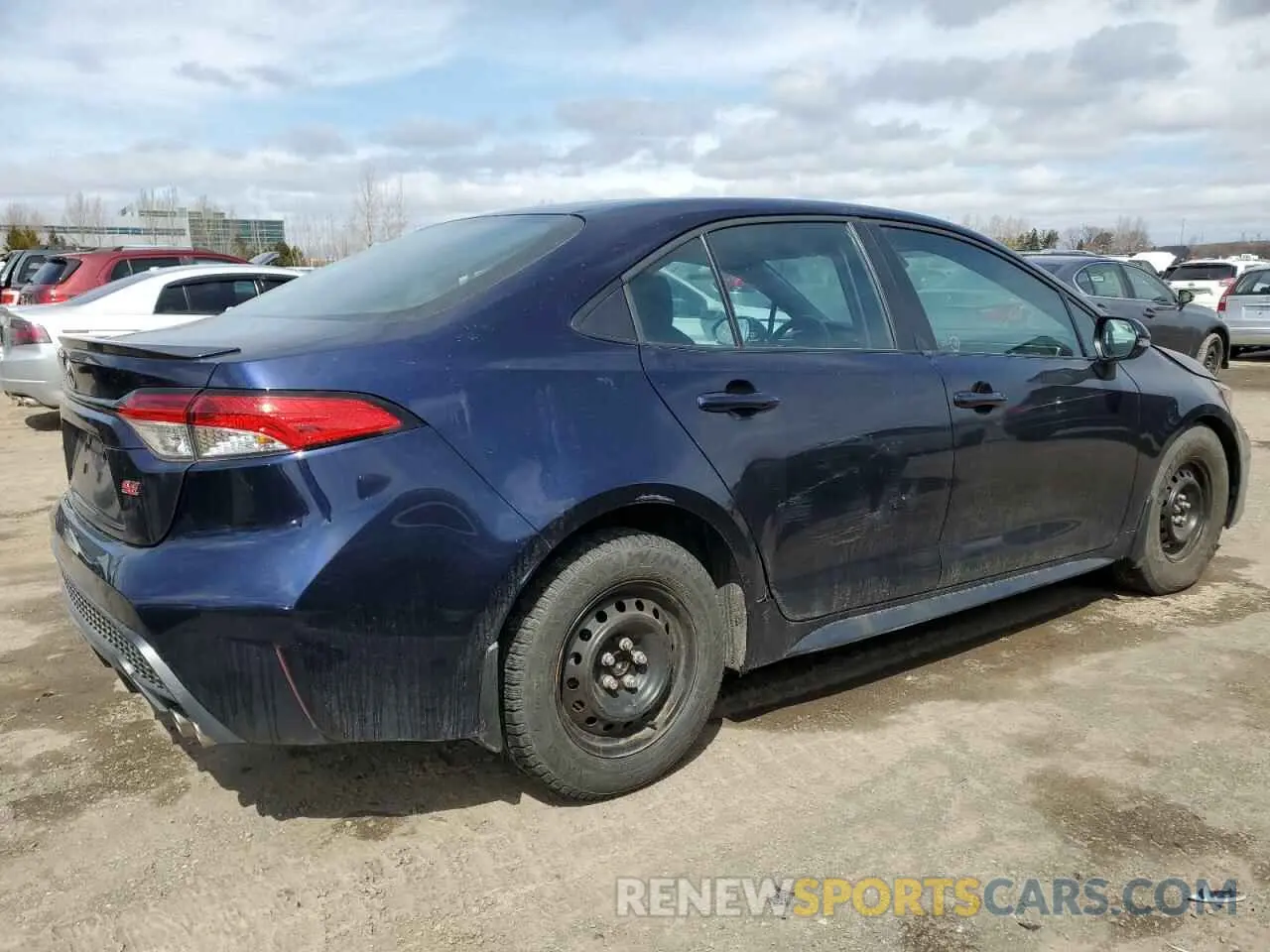 3 Photograph of a damaged car 5YFB4MBE3NP119414 TOYOTA COROLLA 2022
