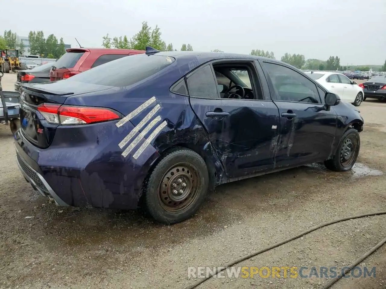 3 Photograph of a damaged car 5YFB4MBE8NP125113 TOYOTA COROLLA 2022