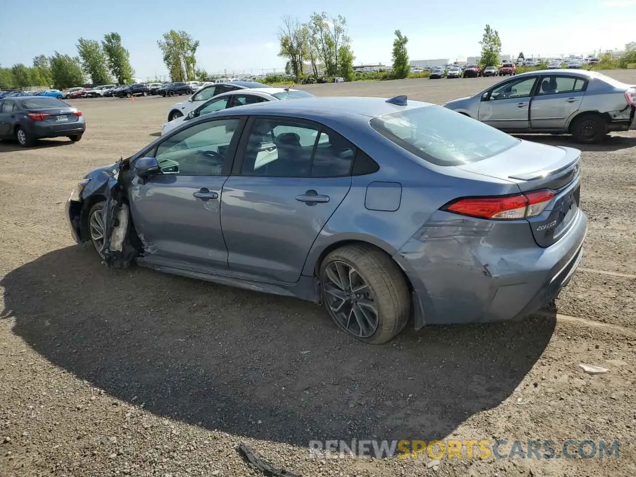 2 Photograph of a damaged car 5YFB4MBE9NP110538 TOYOTA COROLLA 2022