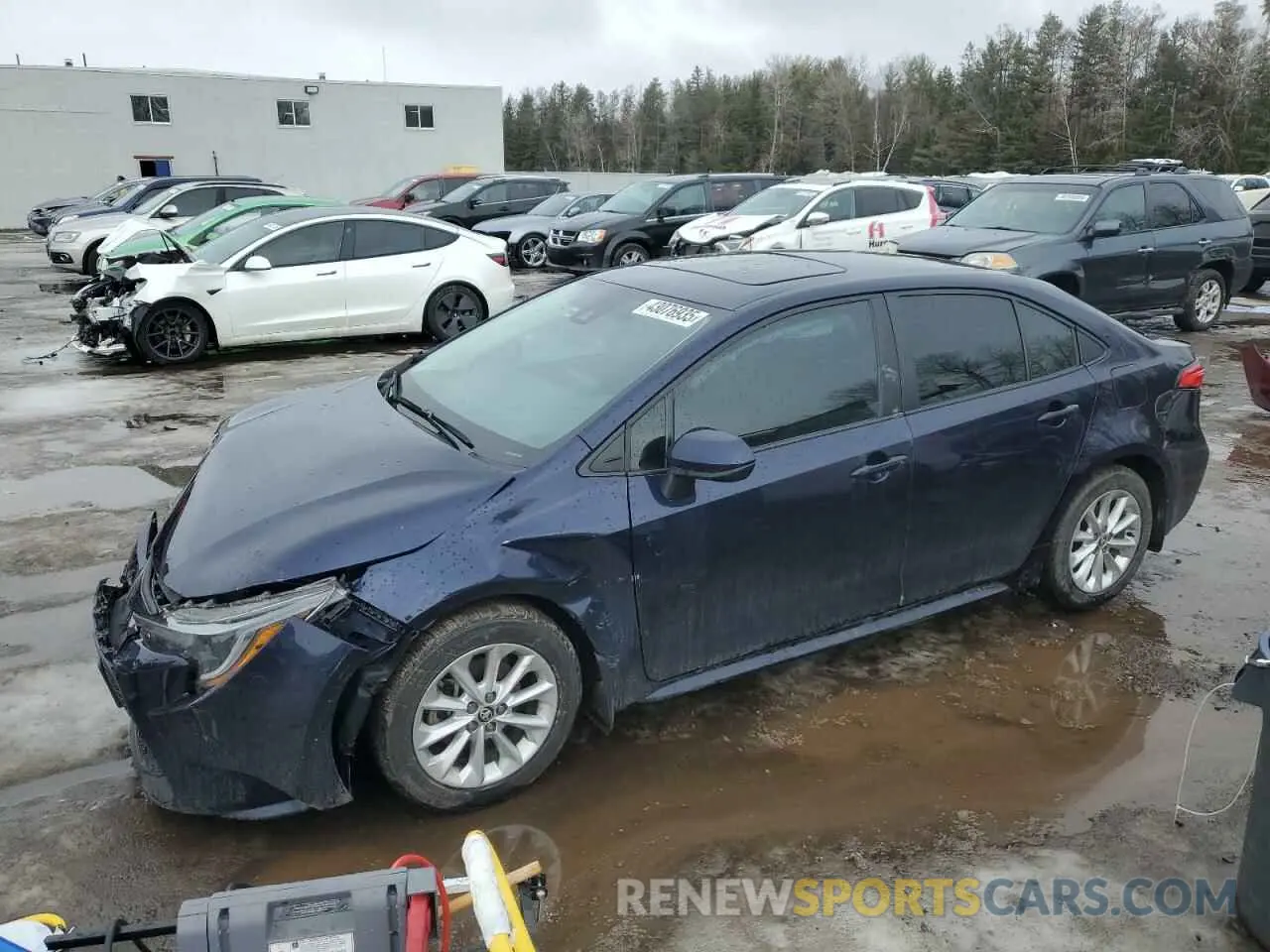 1 Photograph of a damaged car 5YFBPMBE0NP392396 TOYOTA COROLLA 2022