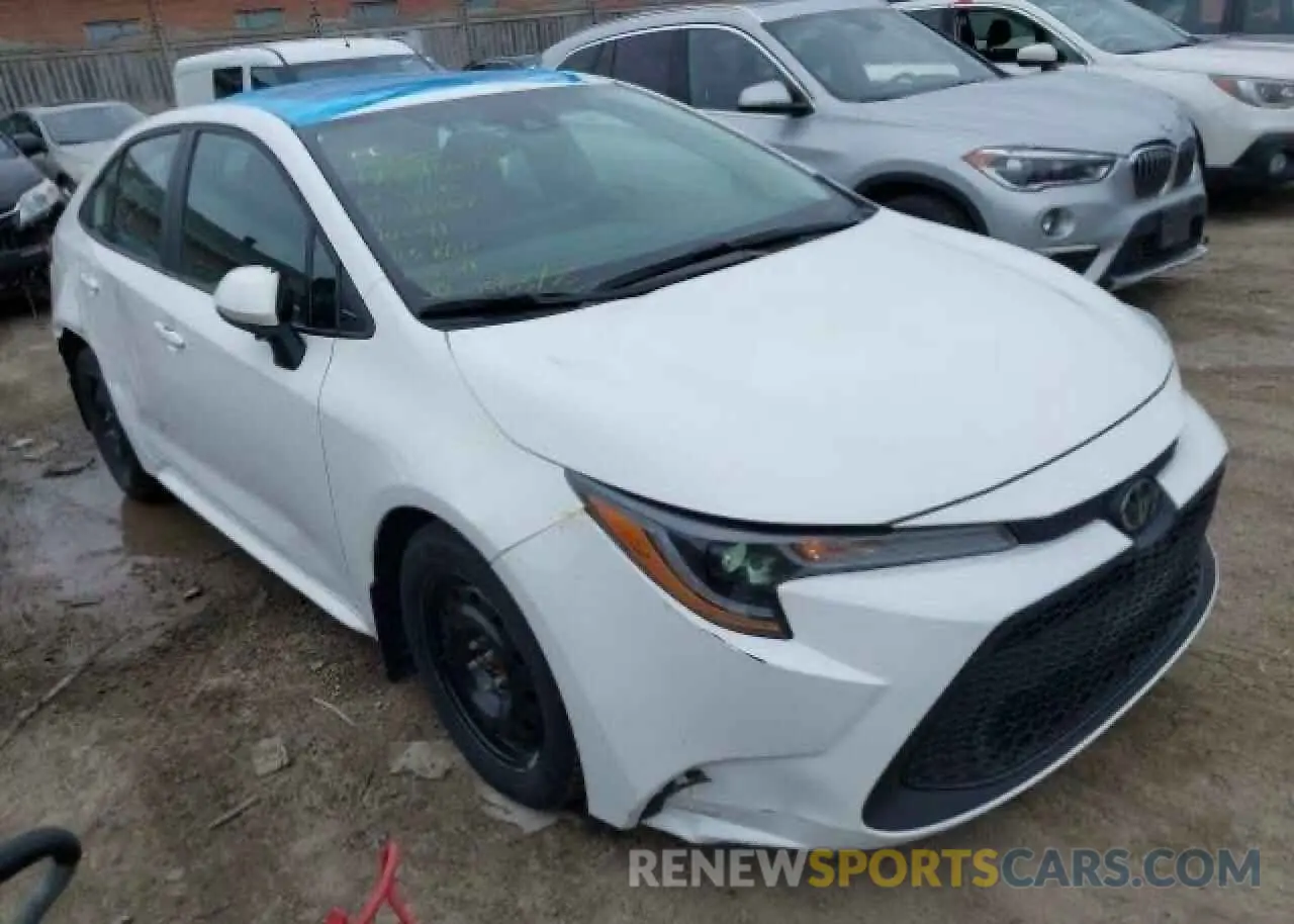 1 Photograph of a damaged car 5YFBPMBE2NP380007 TOYOTA COROLLA 2022