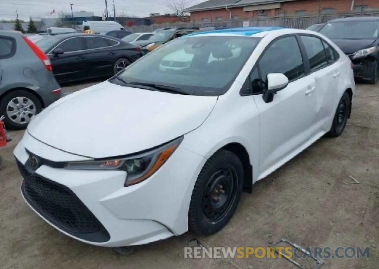 2 Photograph of a damaged car 5YFBPMBE2NP380007 TOYOTA COROLLA 2022