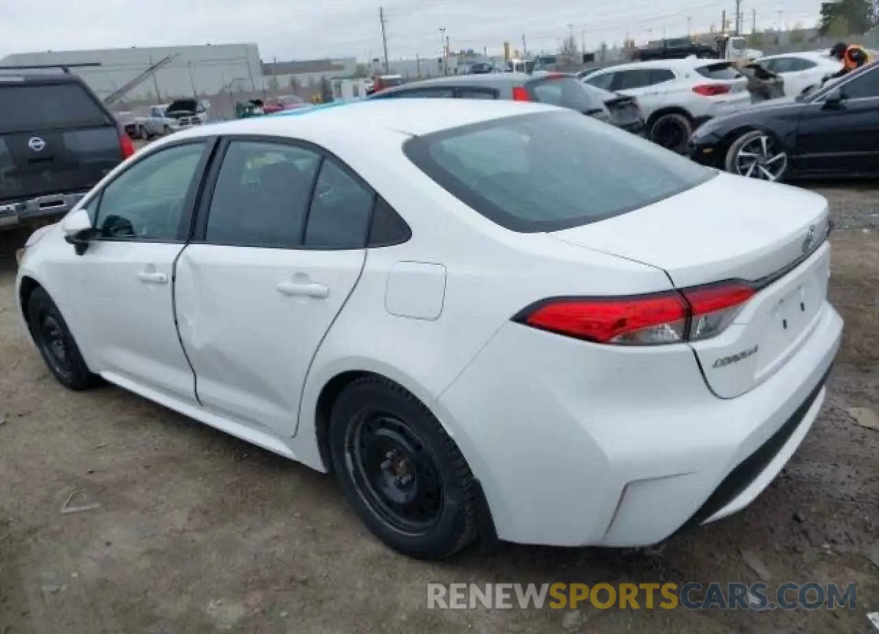 3 Photograph of a damaged car 5YFBPMBE2NP380007 TOYOTA COROLLA 2022