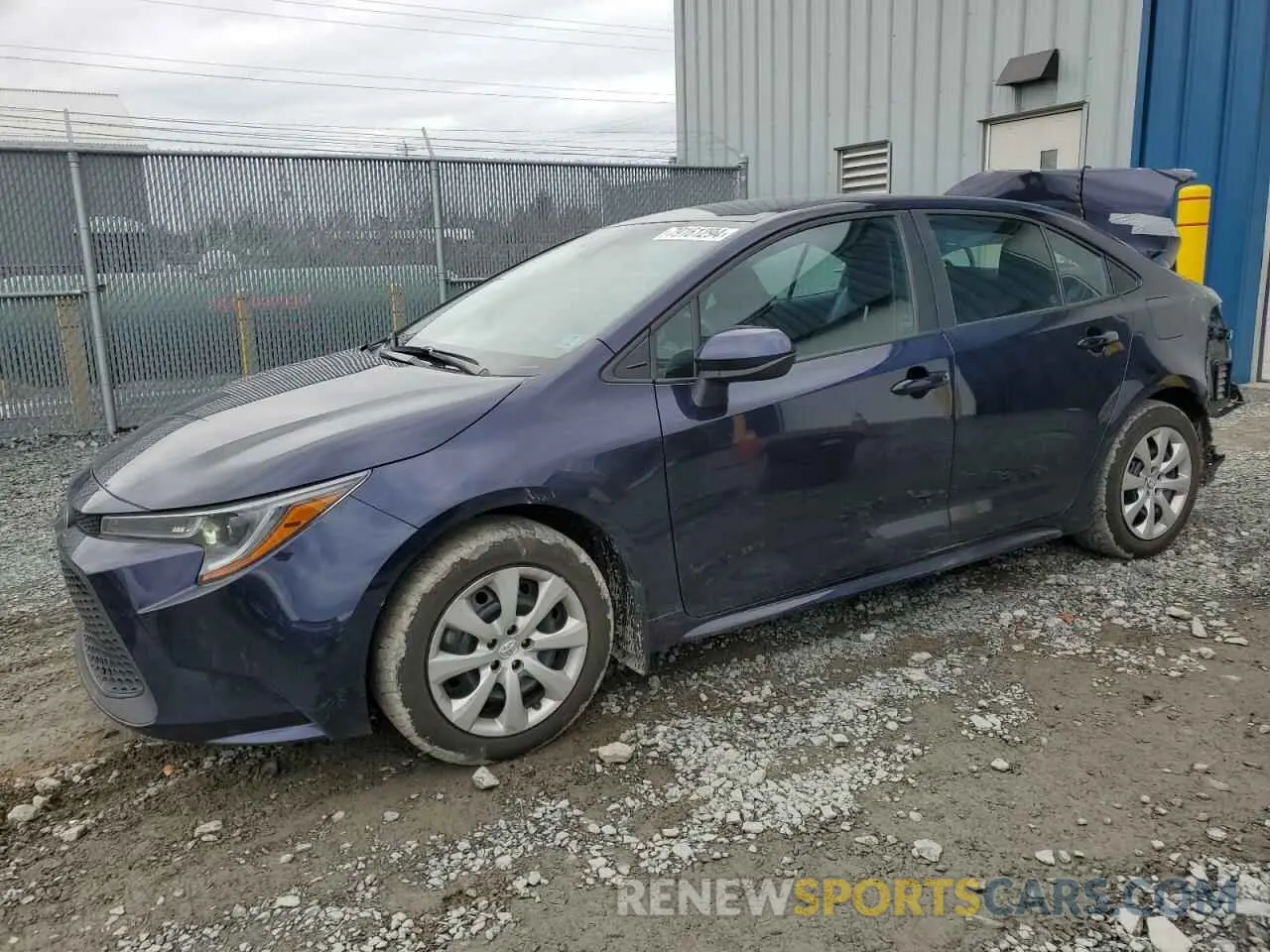 1 Photograph of a damaged car 5YFBPMBE3NP353575 TOYOTA COROLLA 2022