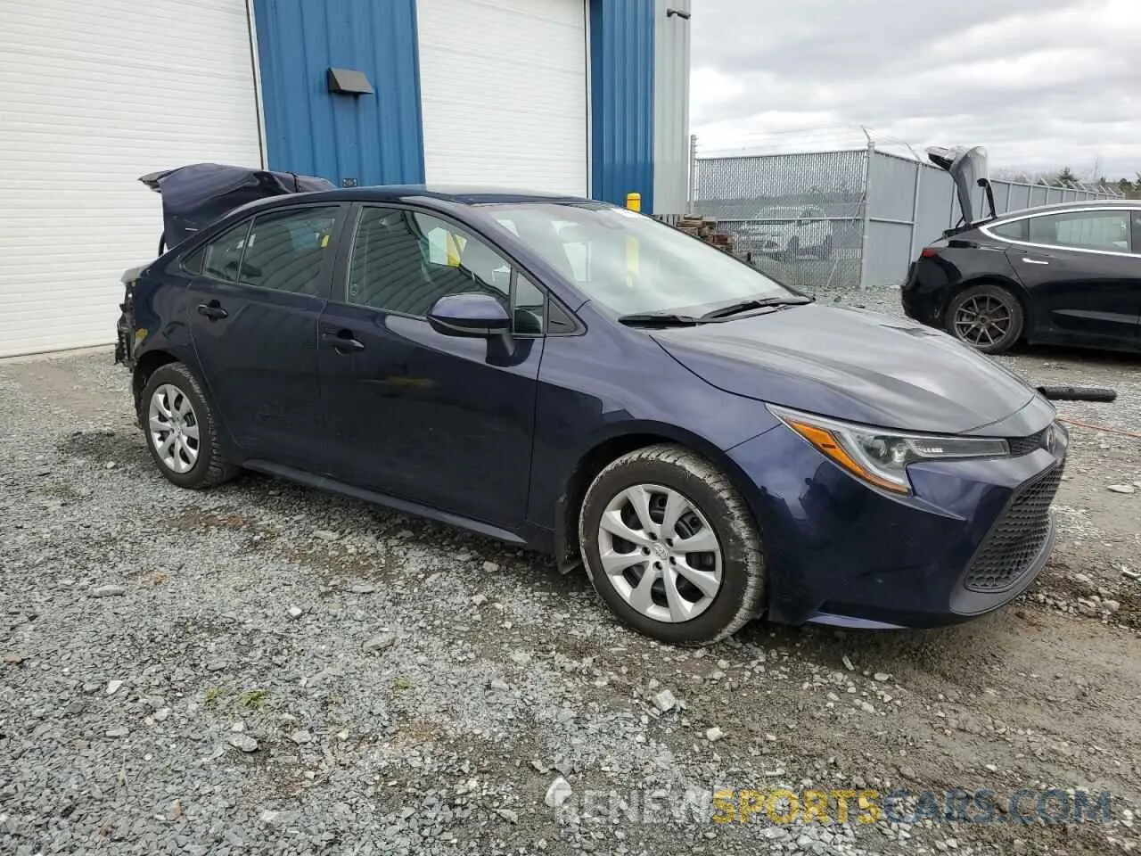 4 Photograph of a damaged car 5YFBPMBE3NP353575 TOYOTA COROLLA 2022