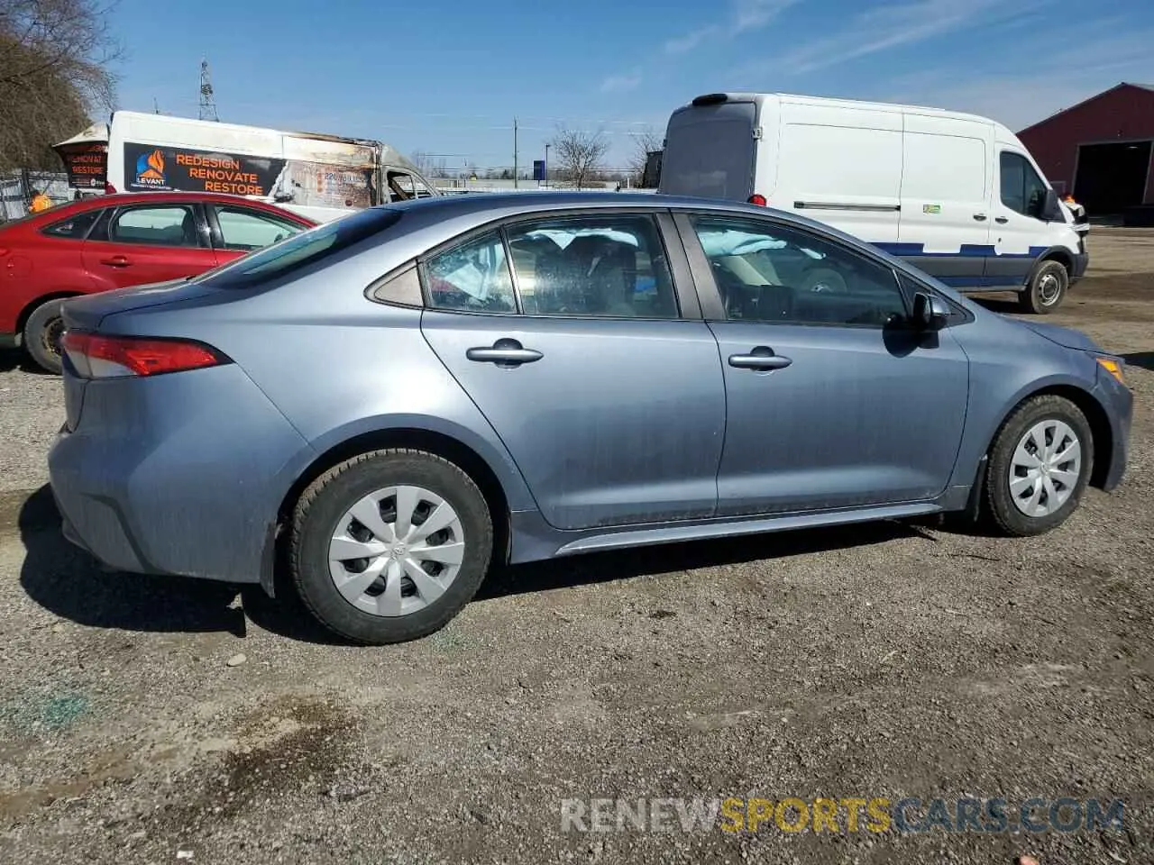 3 Photograph of a damaged car 5YFBPMBE4NP313960 TOYOTA COROLLA 2022