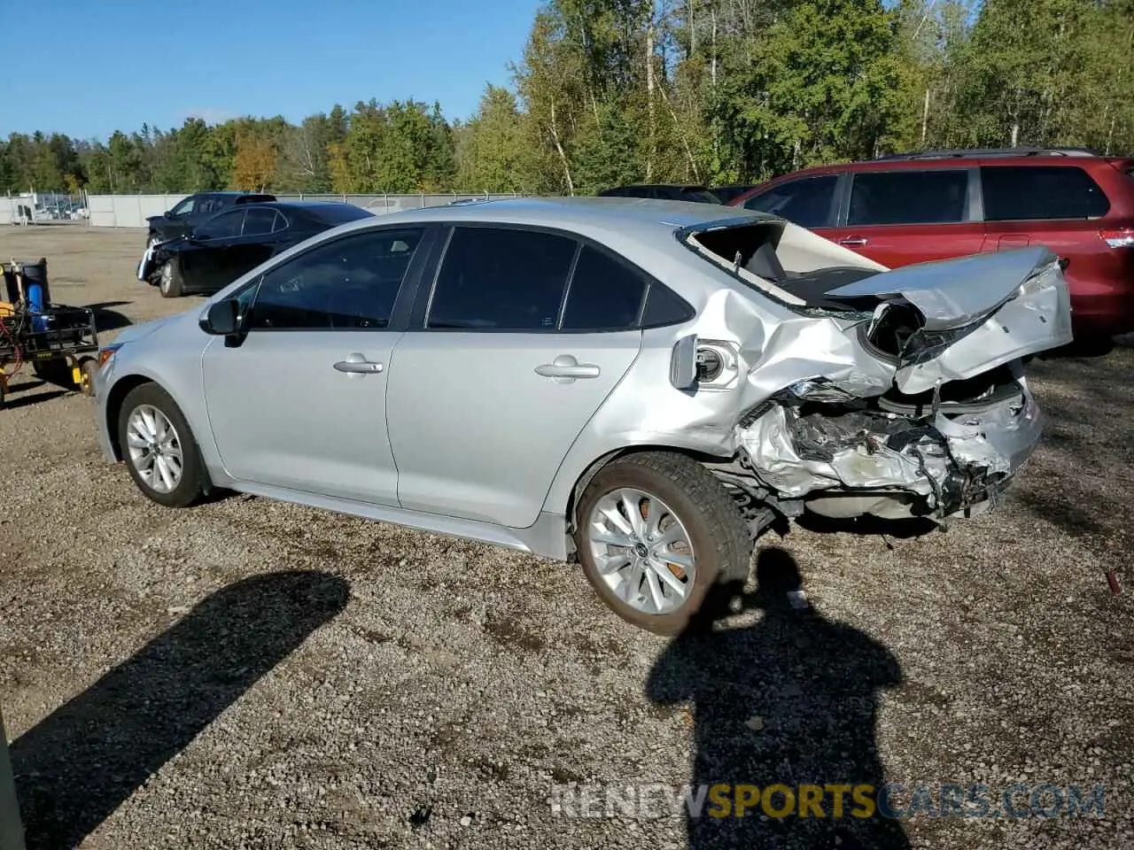 2 Photograph of a damaged car 5YFBPMBE5NP281262 TOYOTA COROLLA 2022