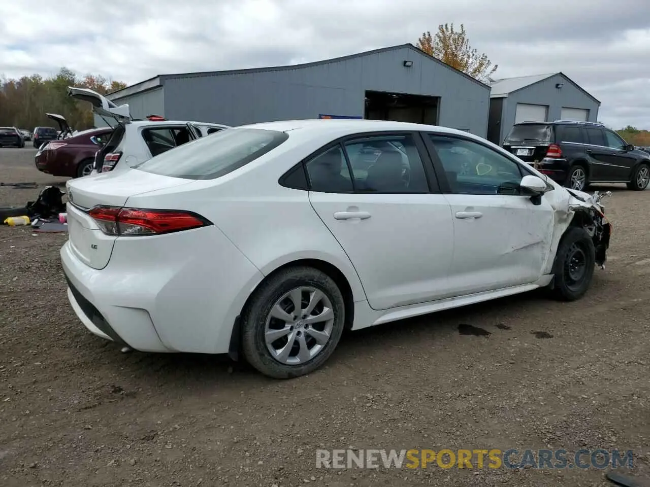 3 Photograph of a damaged car 5YFBPMBE5NP330346 TOYOTA COROLLA 2022