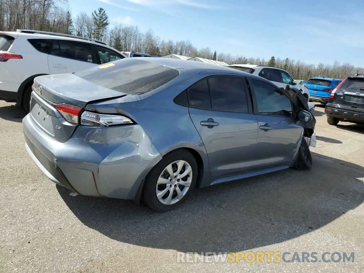 3 Photograph of a damaged car 5YFBPMBE5NP380101 TOYOTA COROLLA 2022