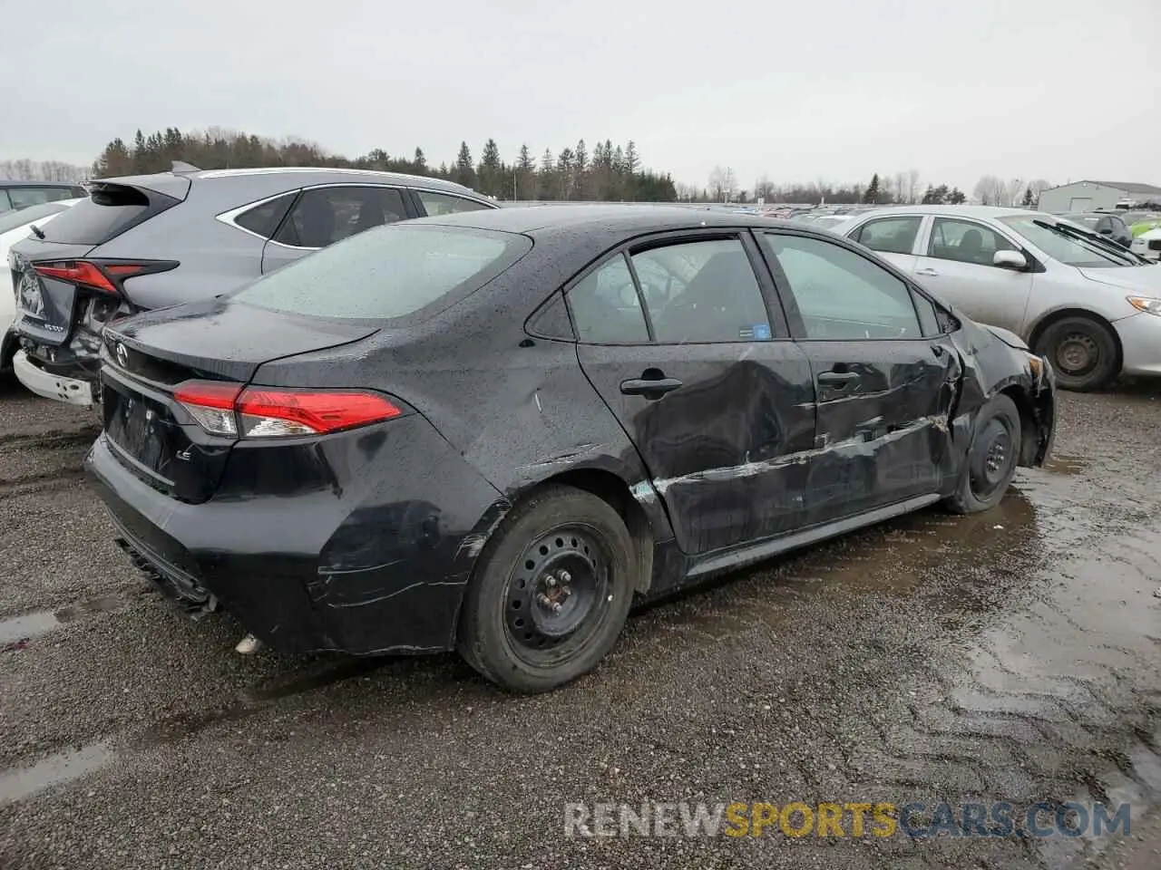3 Photograph of a damaged car 5YFBPMBE6NP344577 TOYOTA COROLLA 2022