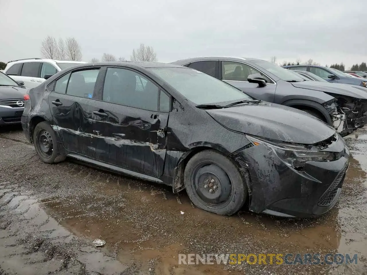 4 Photograph of a damaged car 5YFBPMBE6NP344577 TOYOTA COROLLA 2022