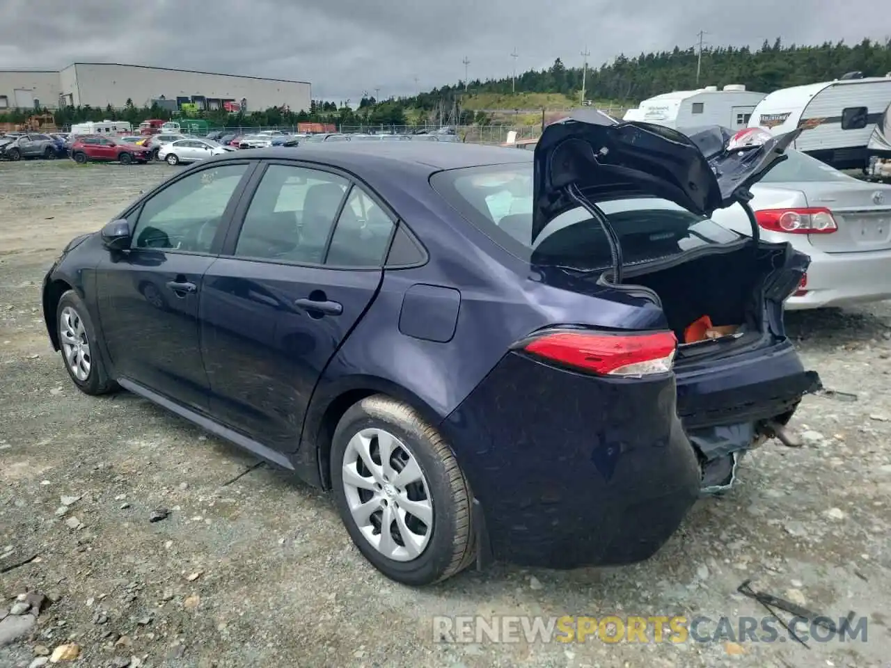 3 Photograph of a damaged car 5YFBPMBE7NP303763 TOYOTA COROLLA 2022