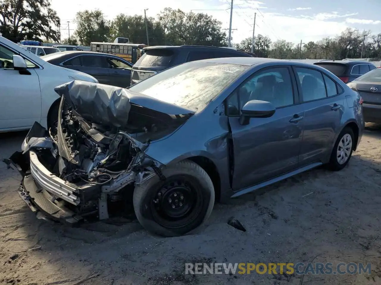 1 Photograph of a damaged car 5YFDPMAE2NP333716 TOYOTA COROLLA 2022