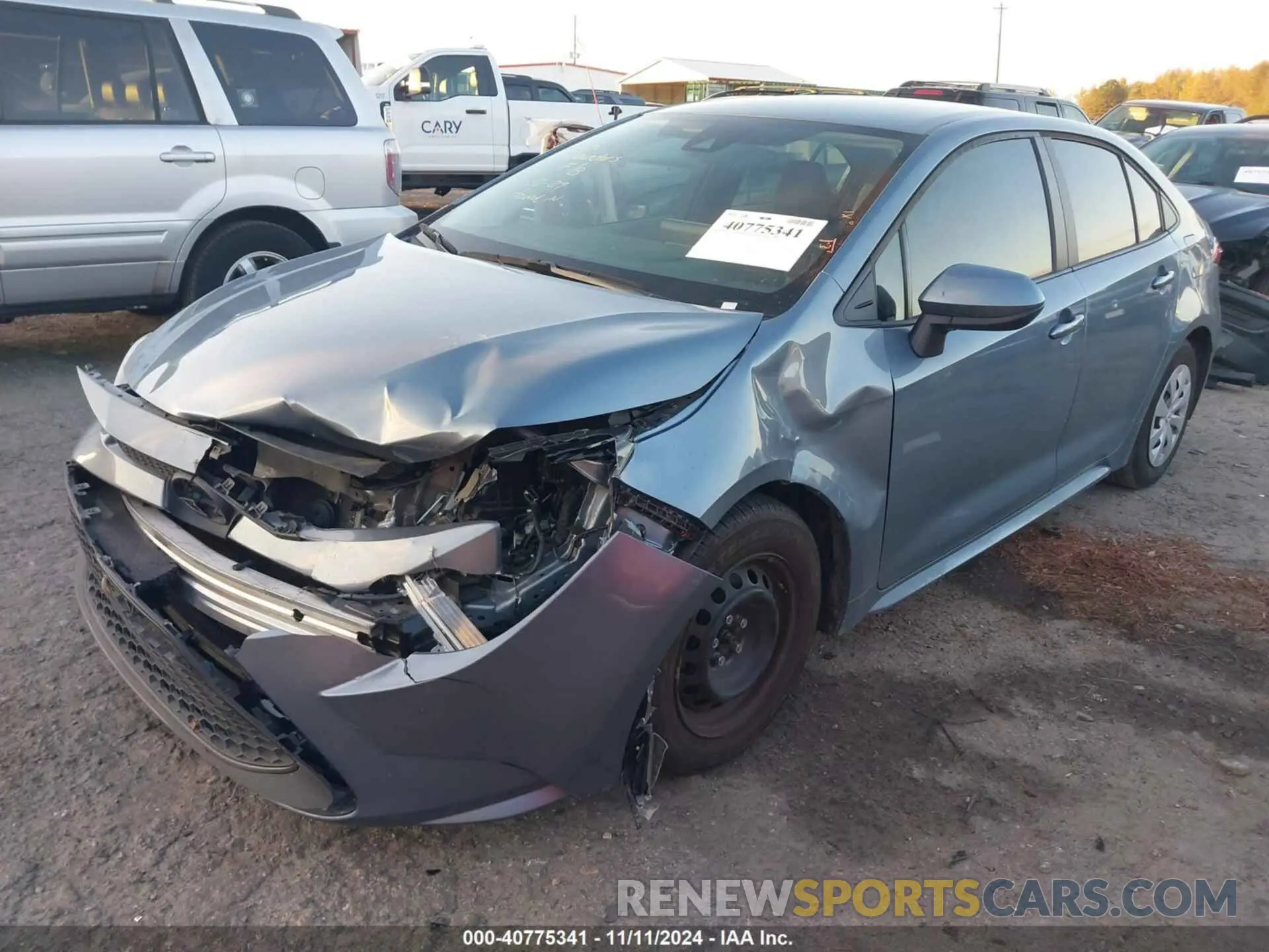 2 Photograph of a damaged car 5YFDPMAE2NP367588 TOYOTA COROLLA 2022