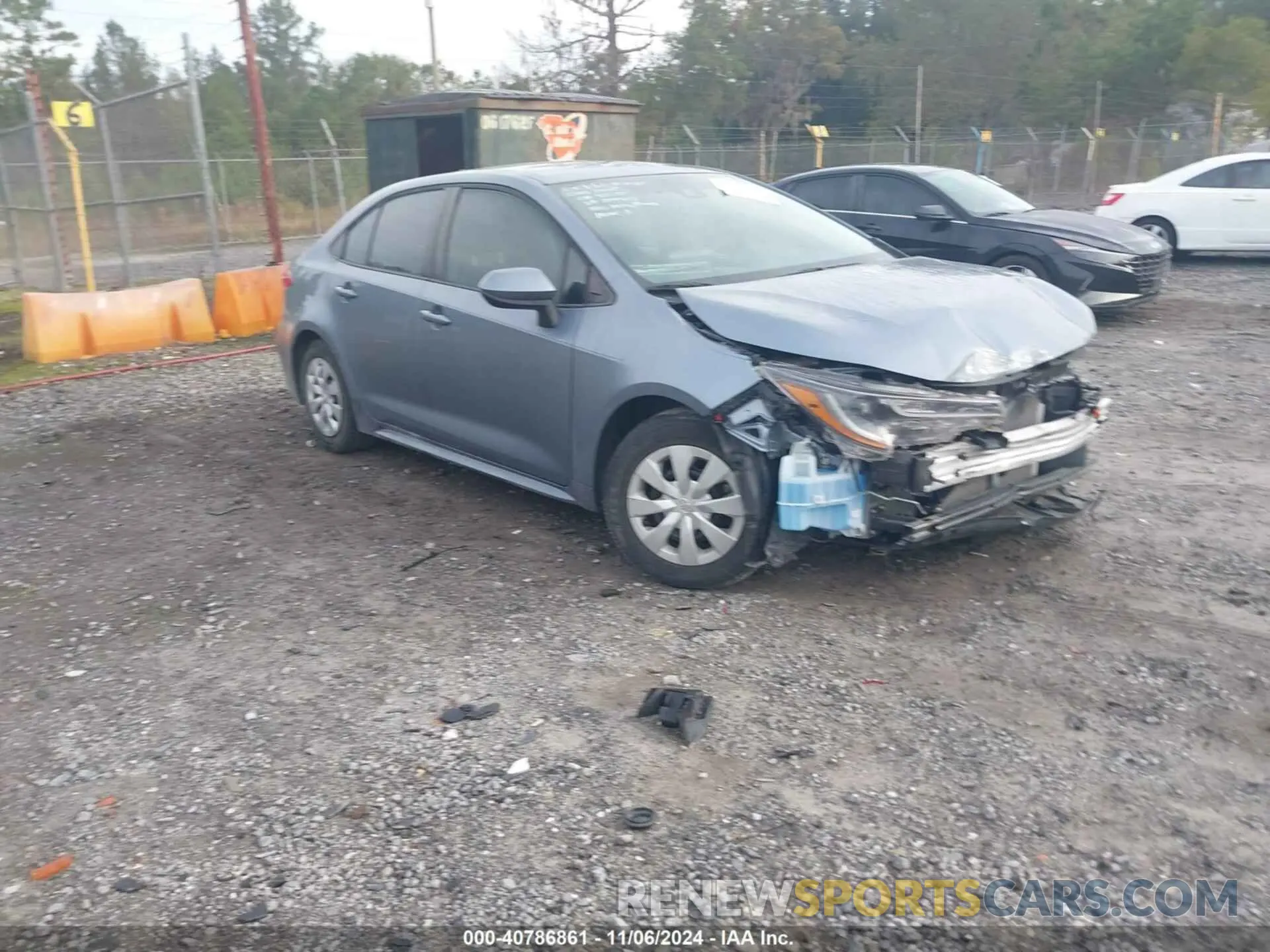 1 Photograph of a damaged car 5YFDPMAE7NP299403 TOYOTA COROLLA 2022