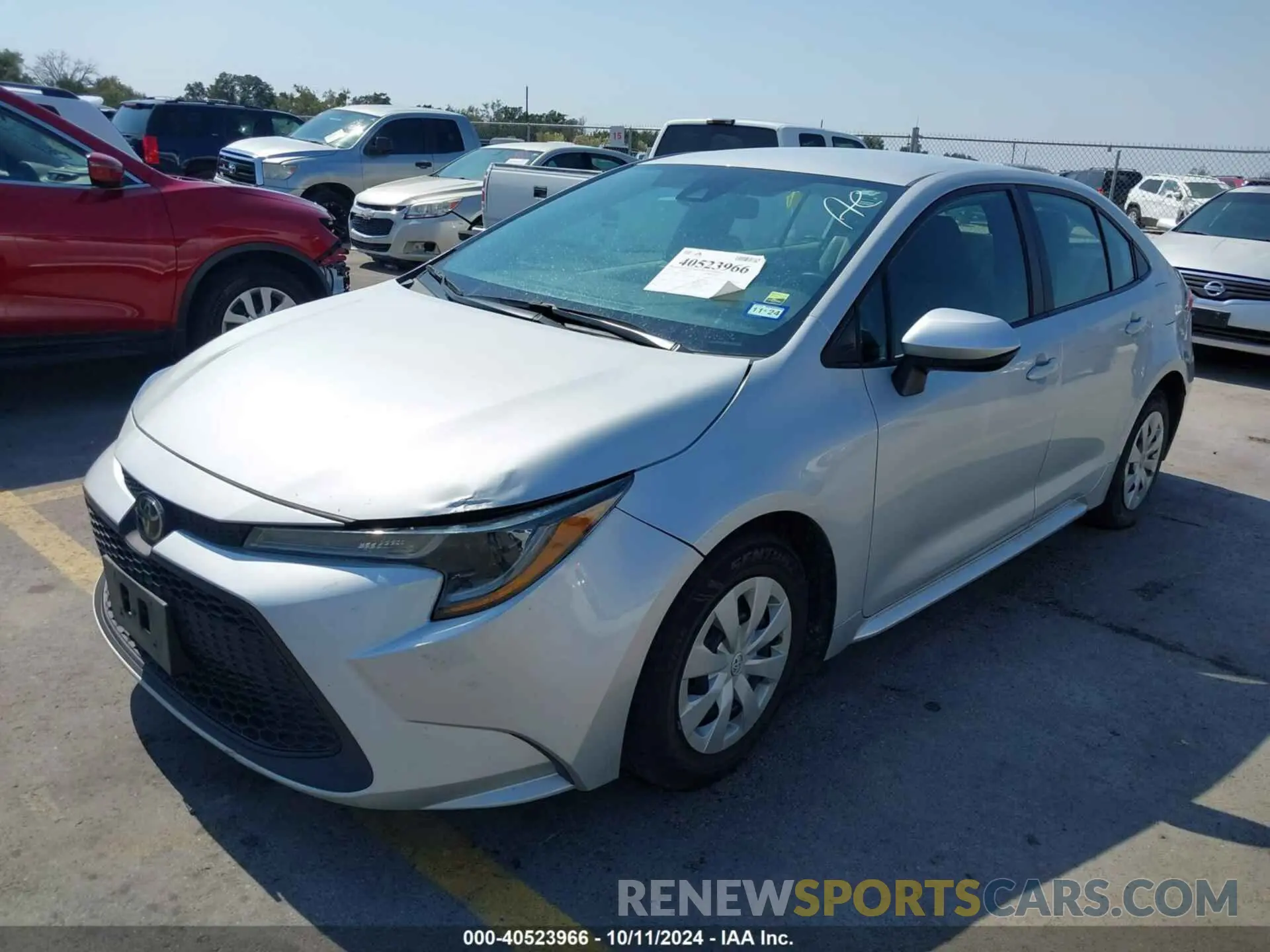 2 Photograph of a damaged car 5YFDPMAE7NP385469 TOYOTA COROLLA 2022