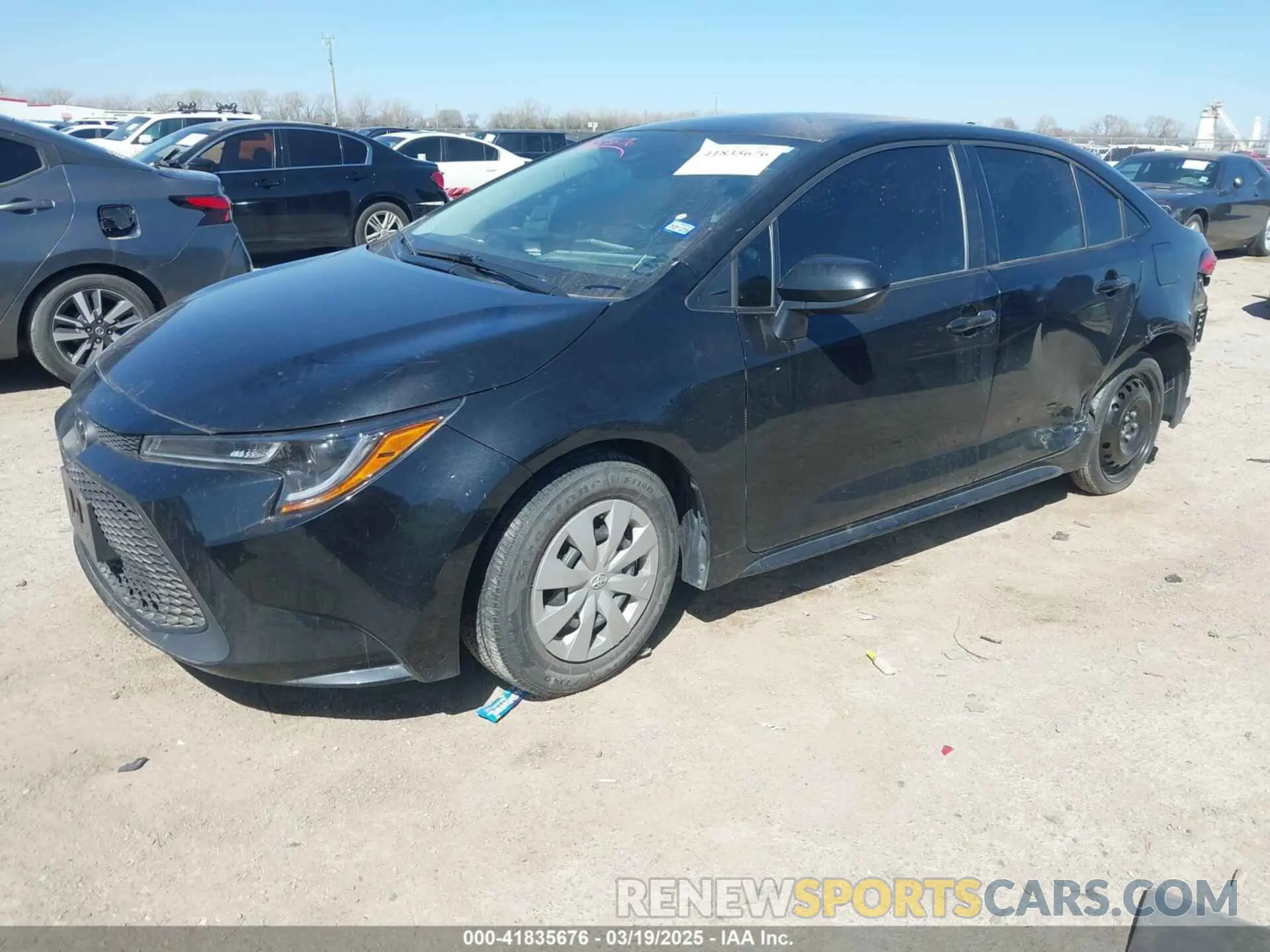 2 Photograph of a damaged car 5YFDPMAE9NP287950 TOYOTA COROLLA 2022