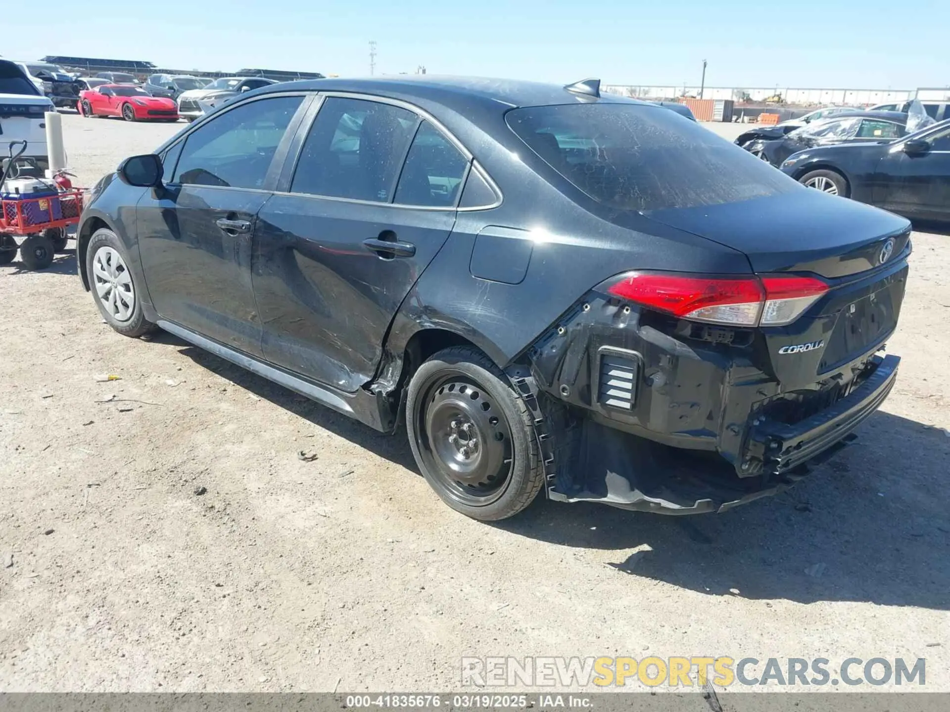 3 Photograph of a damaged car 5YFDPMAE9NP287950 TOYOTA COROLLA 2022