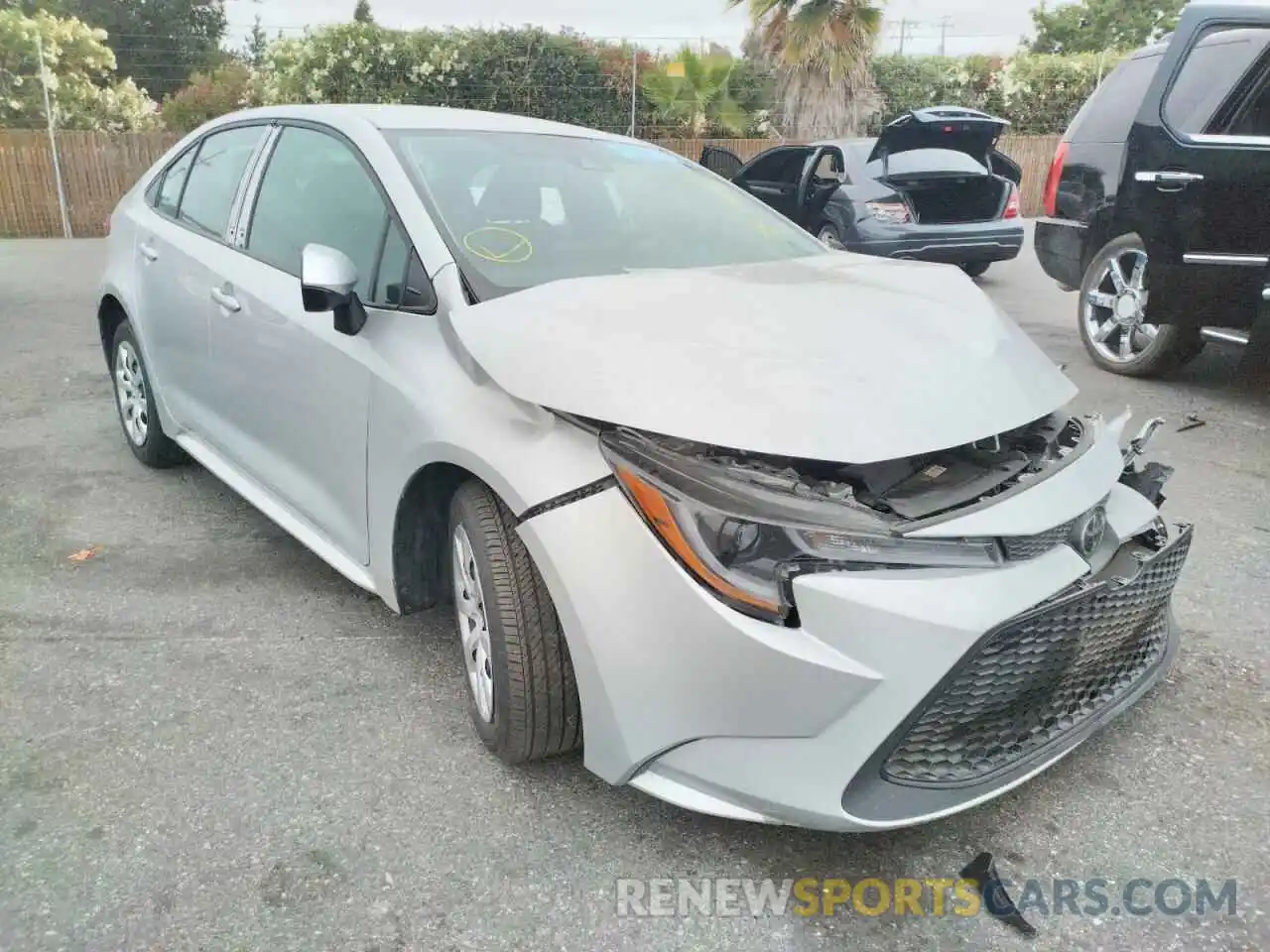 1 Photograph of a damaged car 5YFEPMAE0NP273147 TOYOTA COROLLA 2022