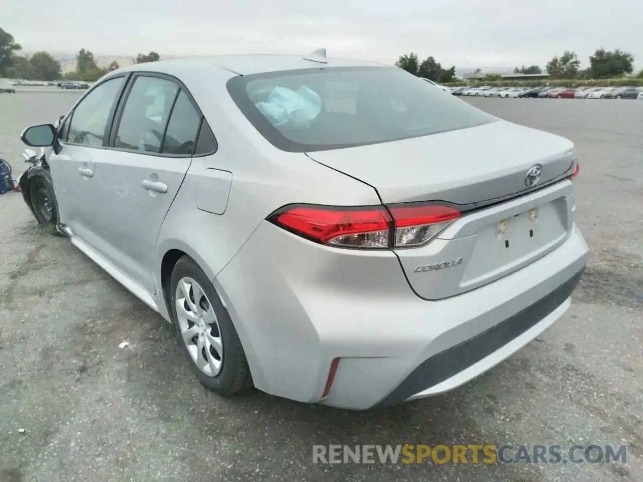 3 Photograph of a damaged car 5YFEPMAE0NP273147 TOYOTA COROLLA 2022