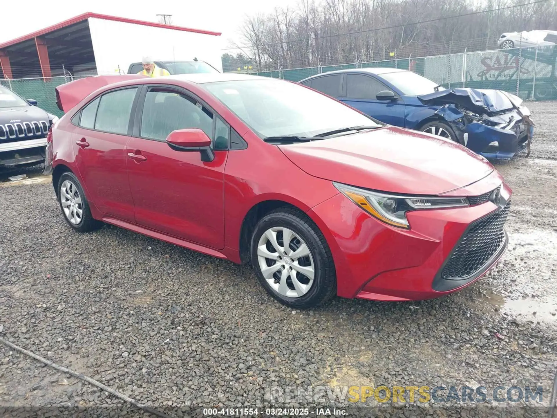 1 Photograph of a damaged car 5YFEPMAE0NP282916 TOYOTA COROLLA 2022