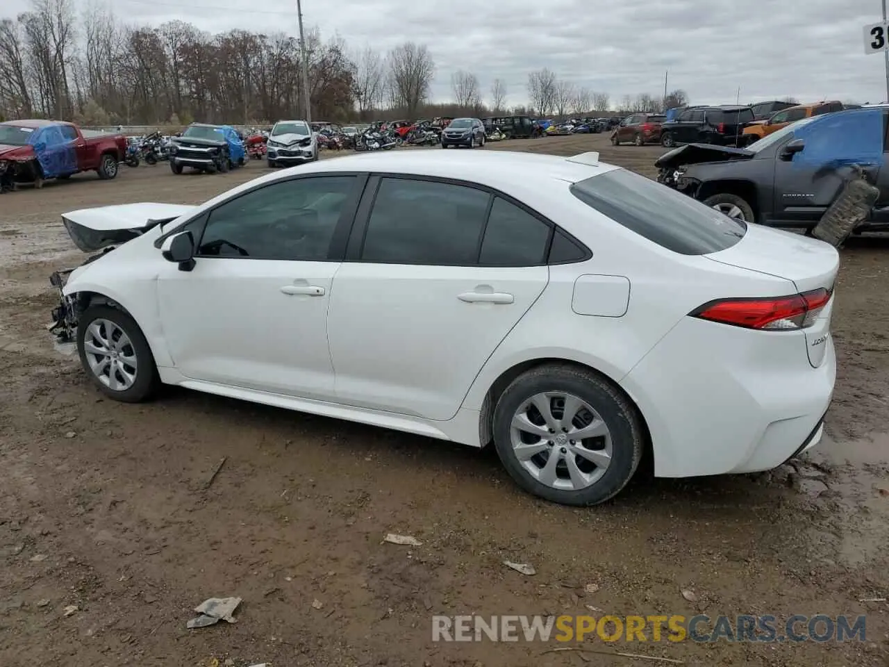 2 Photograph of a damaged car 5YFEPMAE0NP284651 TOYOTA COROLLA 2022