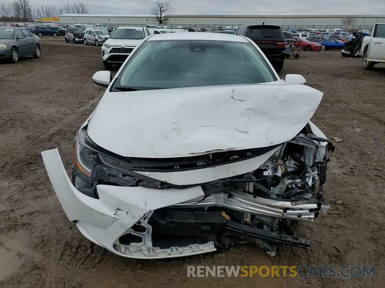 5 Photograph of a damaged car 5YFEPMAE0NP284651 TOYOTA COROLLA 2022