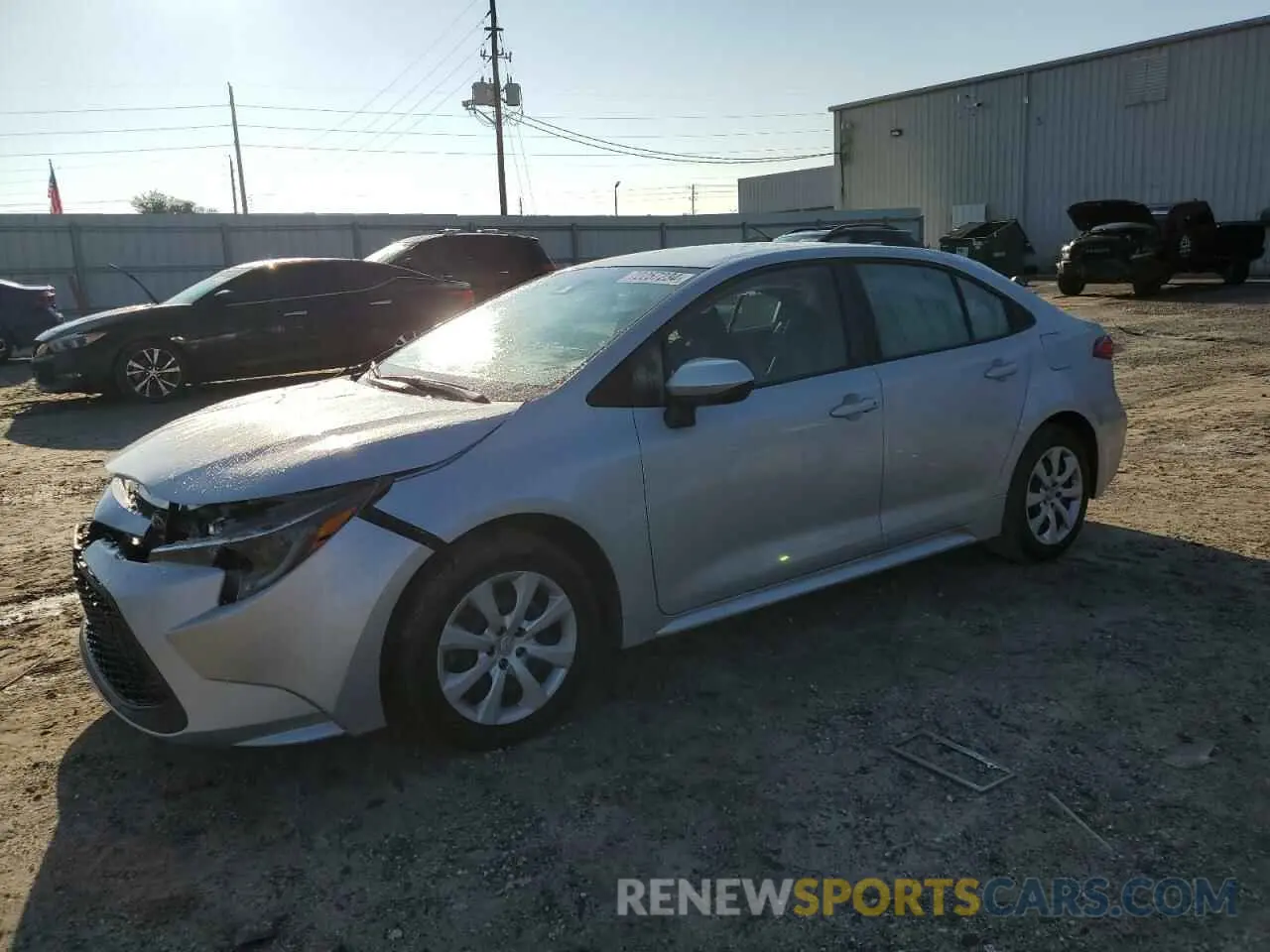1 Photograph of a damaged car 5YFEPMAE0NP285511 TOYOTA COROLLA 2022